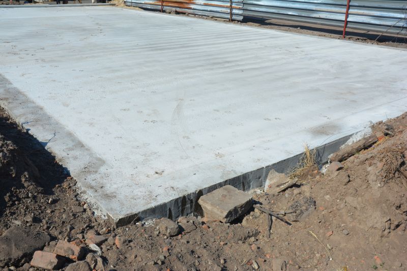 Concrete Expansion Joint in a Parking Lot